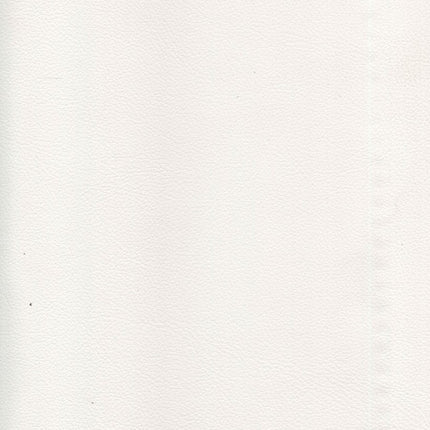 KOREAN LEATHER- Leatherette Faux Leather Upholstery Fabric- Pearl White