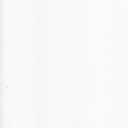 KLASSY- Leatherette Faux Leather Upholstery Fabric- Arctic White