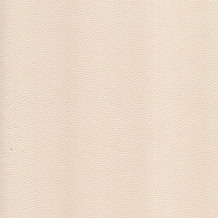 KLASSY- Leatherette Faux Leather Upholstery Fabric- Cream Beige