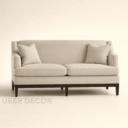Durban 60" Upholstered 2‑Seater Loveseat – Elegant Accent Sofa for Refined Living Spaces