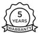 5-Year Warranty