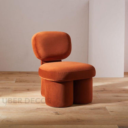 Prism Rest Kids Room Chair Mid Century Modern Scandinavian Inspired Upholstered Fixed Base Creative Chair Living Room and Bedroom