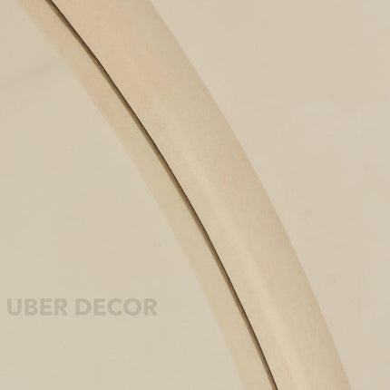 Nina Arched Teak Wood Full-Length Mirror – Modern Wall Mirror for Living Room & Bedroom