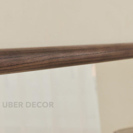 June Teak Wood Wall Mirror – Sleek Vertical & Horizontal Mirror for Entryway, Living Room & Bedroom
