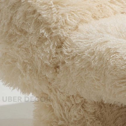 Furrora Cloud Chair Playful Postmodern Statement Lounge Accent for Cozy Living Room and Bedroom Interiors
