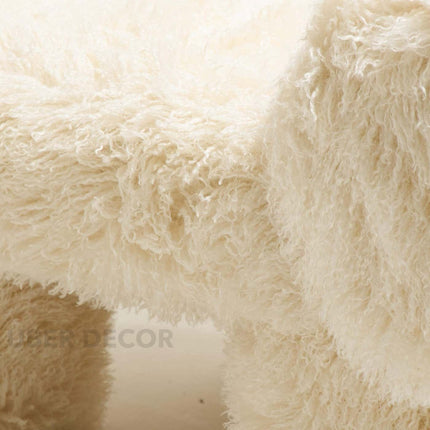 Furrora Cloud Chair Playful Postmodern Statement Lounge Accent for Cozy Living Room and Bedroom Interiors