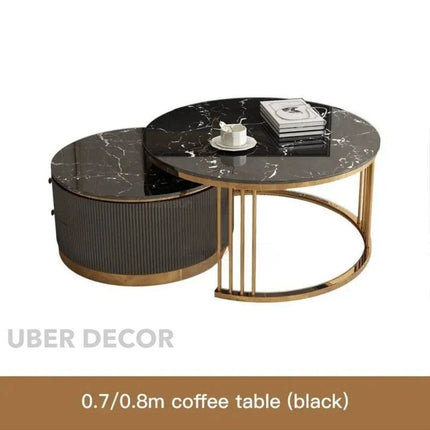 Auralis Ring – Luxury Coffee Table With European Inspired Design TV Unit