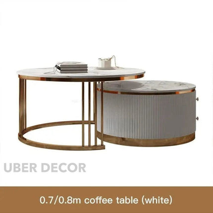Auralis Ring – Luxury Coffee Table With European Inspired Design TV Unit