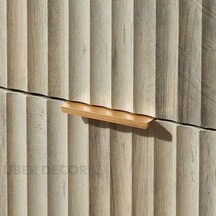 Riviera Slat 8-Drawer Chest – Modern Scandinavian Solid Wood Cabinet with Natural Oak Finish & Custom Color Options for Bedroom, Living Room, Entryway