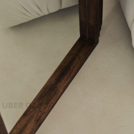 Ruby Arched Layered Wood Wall Mirror – Elegant Full-Length Mirror for Entryway & Living Room