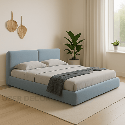 Slumberform Low Platform Bed – Japandi Soft Minimalism Redefined