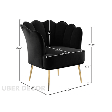 LuxeWide Wide Barrel Chair – Accent Chair for Dining Room, Bedroom or Living Room Relaxation