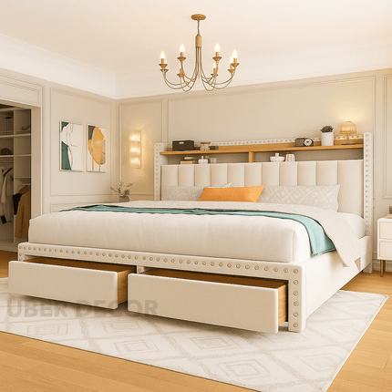 Dreamhold Storage Bed – Classic Utility with Contemporary Flair