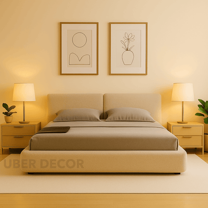 Slumberform Low Platform Bed – Japandi Soft Minimalism Redefined