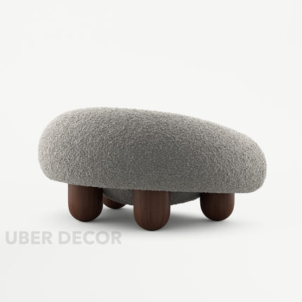Sculpta Nest Lounge Chair Mid Century Modern European Inspired Solid Wood Legs Fixed Base Living Room Chair and Lounge Room