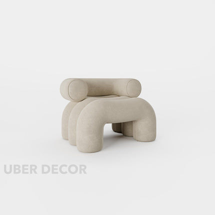 Cloudora Bold Form Customisable Postmodern Accent Chair Contemporary Sculptural Lounge Living Room Bedroom Furniture