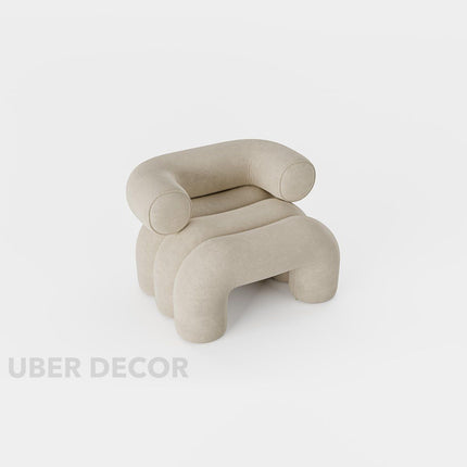 Cloudora Bold Form Customisable Postmodern Accent Chair Contemporary Sculptural Lounge Living Room Bedroom Furniture
