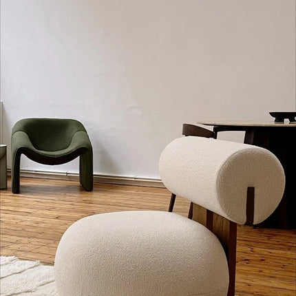 Siya Modern Unique Accent Chair with Backrest – Nordic Living Room Furniture
