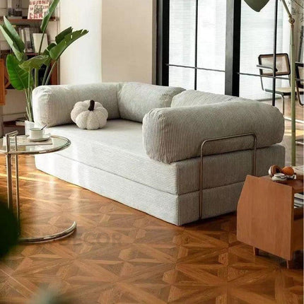 The Teddy Block Sofa- 5-in-1 Modern Adjustable Sofa Cum Bed for Guest Room, Kids Room, Bedroom or Living Room- Custom Fabric and Size