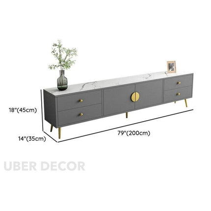 Velmo Luxe – Modern Coffee Table, Retro Glam TV Unit with Minimalist Design and Elegant Accents