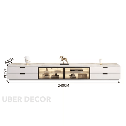 Nuvia Core – Modern TV Unit, Luxury Modular Coffee Table with European Inspired Design