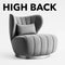 High Back Chair - Uber Decor
