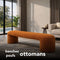 benches poufs ottomans- uber decor