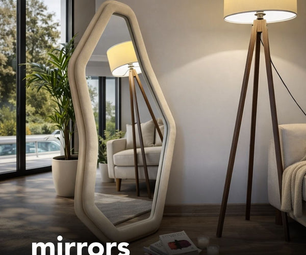 Window Merror Design Mirrors Collection – Modern, Wavy & Window-Style Mirrors | Uber Decor