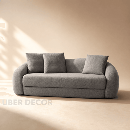 Sedona Cloud-Lounge Convertible Sofa Bed – front view showing rounded cloud form for living room India