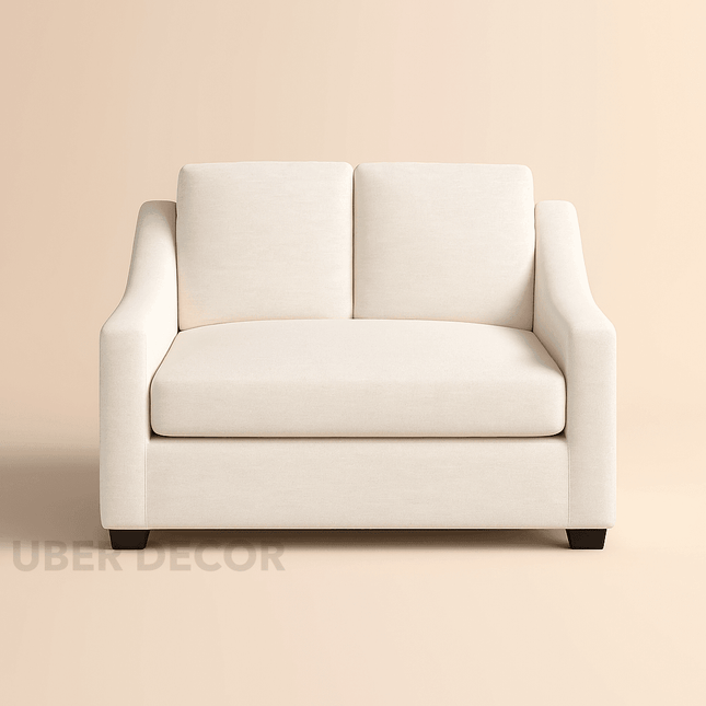 Cairo 55.5" Upholstered 2‑Seater Couch – Sleek Compact Sofa for Modern Living