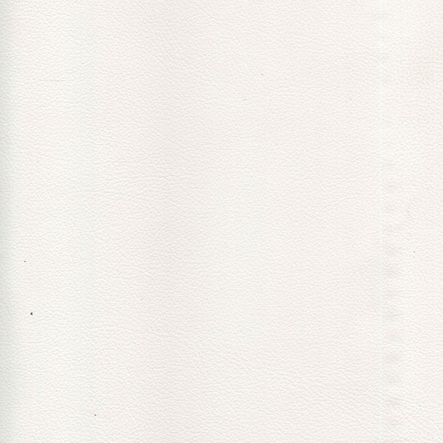 KOREAN LEATHER- Leatherette Faux Leather Upholstery Fabric- Pearl White