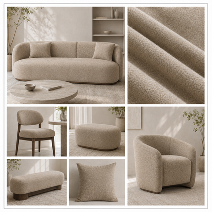 DENMARK - Upholstery Fabric- Army Brown