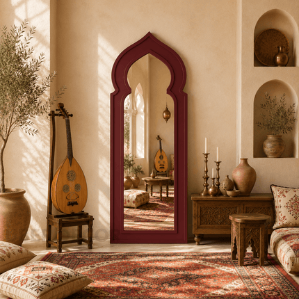 Azaria Architectural Moroccan Arch Mirror – Leaner for Luxury Homes