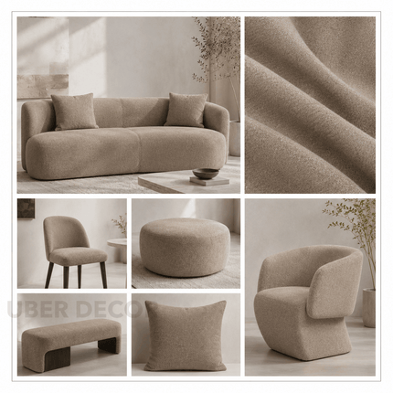 DENMARK - Upholstery Fabric- Cashmere Taupe