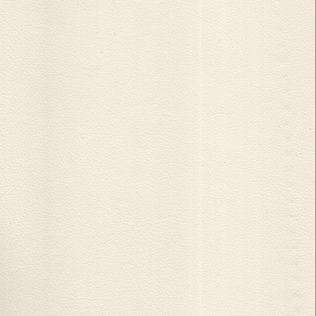 KOREAN LEATHER- Leatherette Faux Leather Upholstery Fabric- Off-White