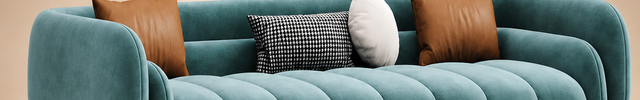 Andorra Luxury Modern Channel Tufted Sofa with Curved Backrest Customisable Designer Couch for Luxury Apartments