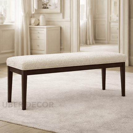 Lancaster Charm – Mid-Century European Inspired Bench for Entryways, Hallways, Bedrooms, and Lounge Spaces