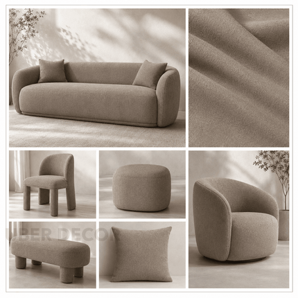 DENMARK - Upholstery Fabric- Cashmere Taupe