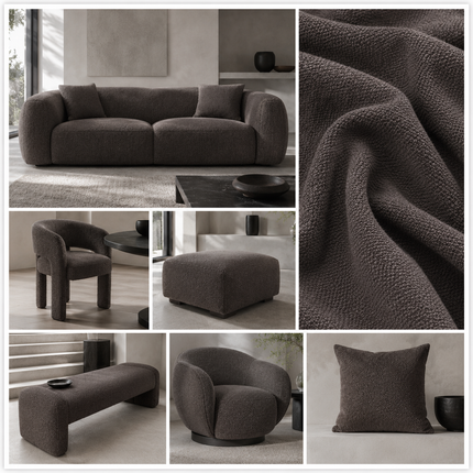 BURBERRY - Upholstery Fabric- Dark Truffle