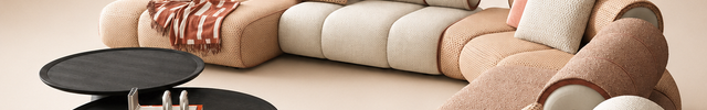 Alicante Luxury Modern Modular Sofa with Rounded Cushion Design Customisable Designer Couch for Premium Lounge Spaces