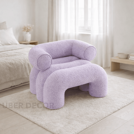 Cloudora Bold Form Customisable Postmodern Accent Chair Contemporary Sculptural Lounge Living Room Bedroom Furniture