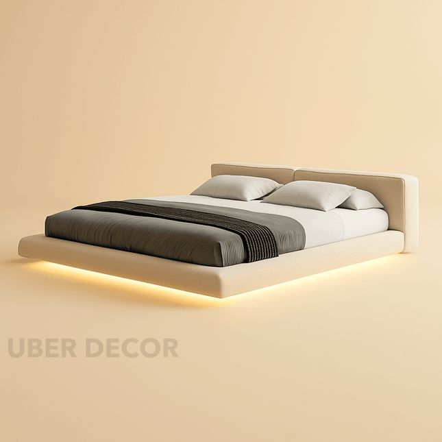 Driftline Floating LED Platform Bed – Modern Bedroom Innovation