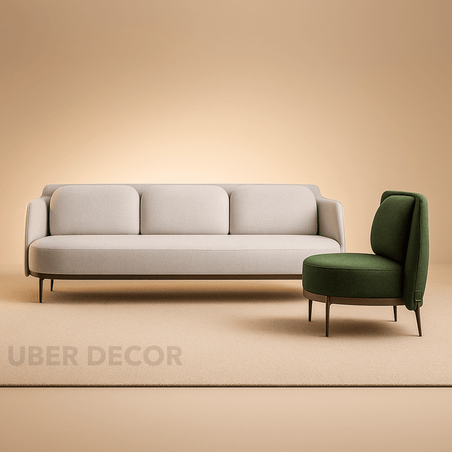 Parisian Dream Couch- Contemporary & French Country Style - Luxury Sofa Set