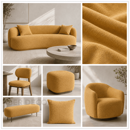 DENMARK - Upholstery Fabric- Butterscotch