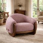 Mauve Jute-Linen