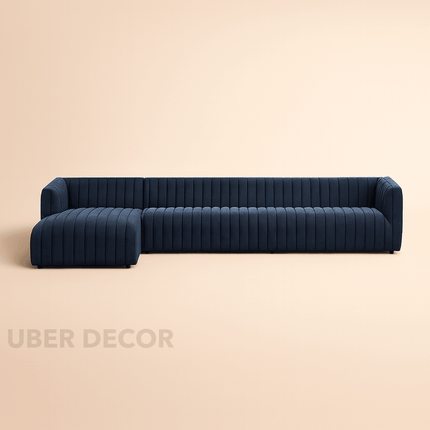 Lakeland 4 Seater L-Shaped Sectional Sofa Couch Modern Contemporary Luxury Furniture for Living Room