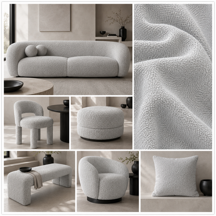 BURBERRY - Upholstery Fabric- Light Gray