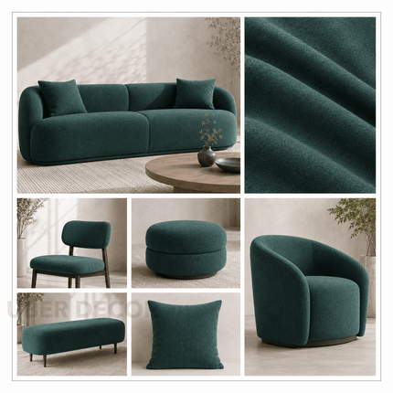 DENMARK - Upholstery Fabric- Viridian