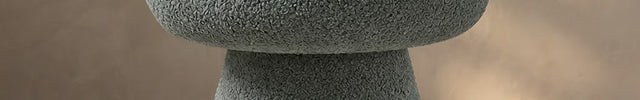Button Mush Mushroom Ottoman Stool – Ready to Dispatch Modern Boucle Pouffe for Living Room