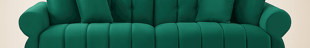 Berlin 89" Sofa- 3 Seater Oversized Minimalist Loveseat Upholstered Velvet Cloud Sofa with Gold Legs - Uber Decor